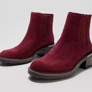 Vince Camuto Leather Chelsea Boots - Kelivena Fired Brick 5.5M A458158